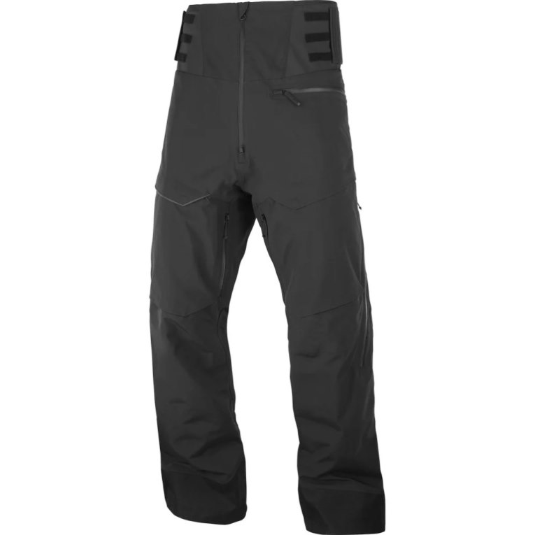 Pantalones De Esquí Salomon Gravity Gore Tex Hombre Negros | MX KTQL018